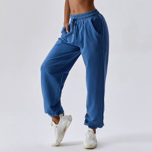 Waist Loose Sports Pants For Women Outdoor - ROUTINE FASHION