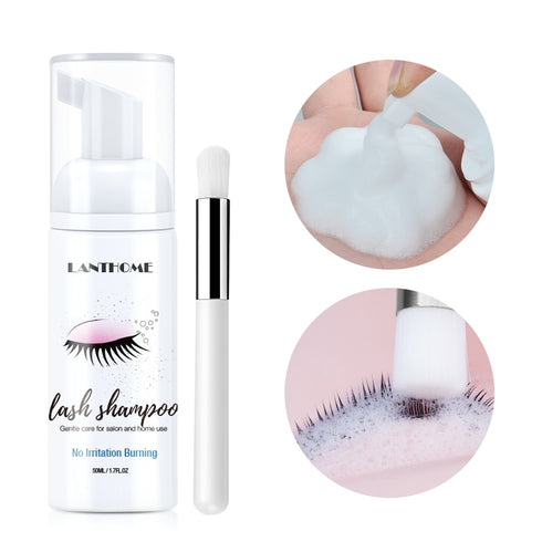 Eyelash shampoo gentle cleansing eyelash makeup remover - ROUTINE FASHION
