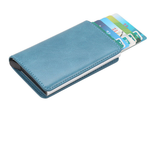 PU Automatic Card Card Holder RFID Multi-function Card Holder - ROUTINE FASHION
