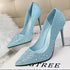 Spring High Heel Women's Wedding Shoes With Crystal Evening Dress Bridal Shoes - ROUTINE FASHION