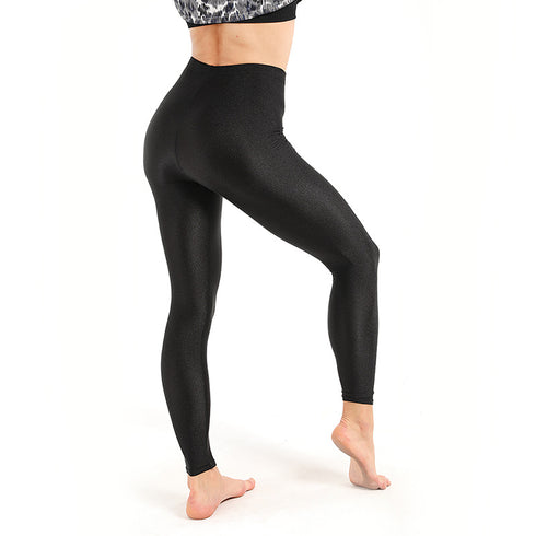 Women's Workout Leggings Casual Shiny Glossy Legging Female - ROUTINE FASHION