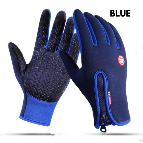 Winter Gloves Touch Screen Riding Motorcycle Sliding Waterproof Sports Gloves With Fleece - ROUTINE FASHION