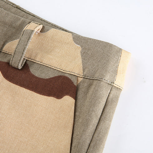 Sexy Pocket Cargo Pants for Women's Clash Camo Casual Pants - ROUTINE FASHION