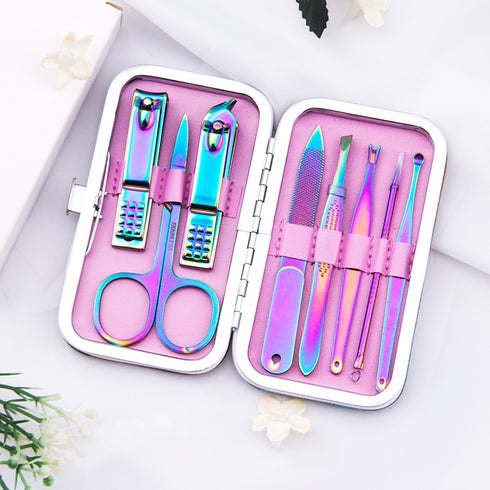 Nail clippers 8-piece nail clippers set nail tools - ROUTINE FASHION
