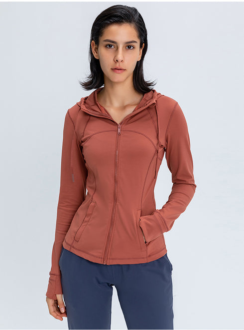 Women's sports hooded jacket - ROUTINE FASHION