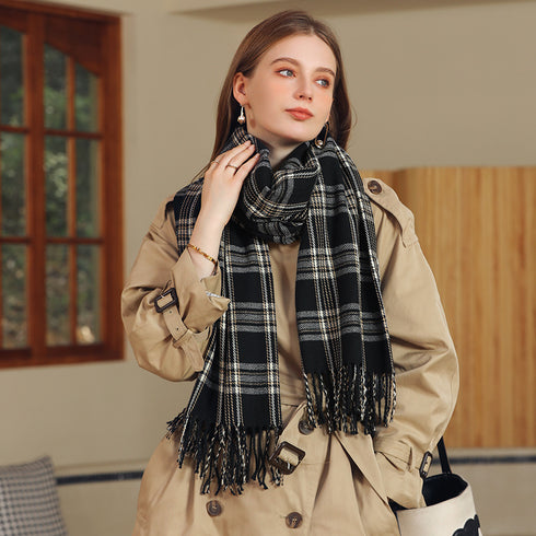 Women's New Line Printed Cashmere Scarves - ROUTINE FASHION