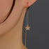 Gold Floral Copper Hardware Tassel Earring Earrings - ROUTINE FASHION