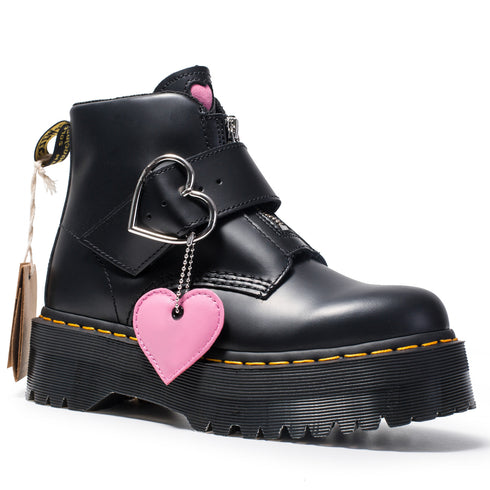 Peach heart fashion boots women zipper ankle boots - ROUTINE FASHION