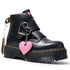 Peach heart fashion boots women zipper ankle boots - ROUTINE FASHION