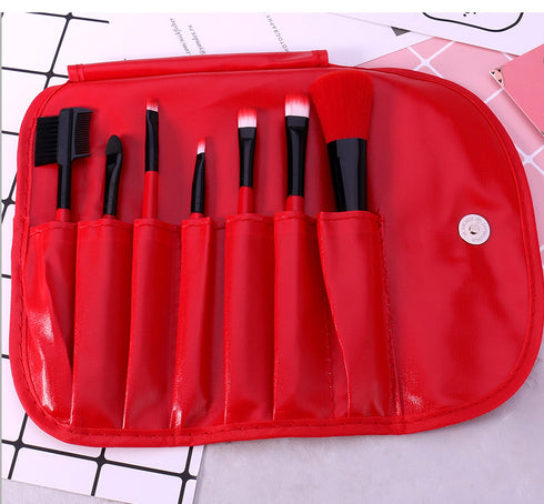 7 Makeup Tools Makeup Brushes Portable Full Makeup Brushes - ROUTINE FASHION