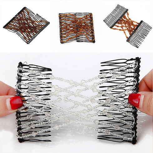 Variety hair comb hair styling wire hair styling beaded magic hair comb styling comb wholesale - ROUTINE FASHION