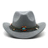 Cowboy Hats Curled Felt Riding Men And Women - ROUTINE FASHION