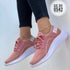 Mesh Sneakers Women Lace Up Running Shoes - ROUTINE FASHION