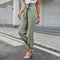 Women's High Waist Pocket Trousers All-Match Casual Pants Feet Pants Women - ROUTINE FASHION