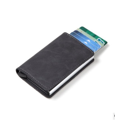 PU Automatic Card Card Holder RFID Multi-function Card Holder - ROUTINE FASHION