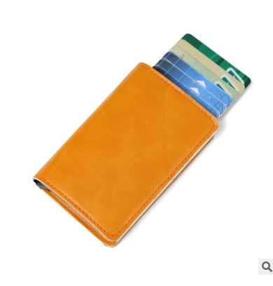 PU Automatic Card Card Holder RFID Multi-function Card Holder - ROUTINE FASHION