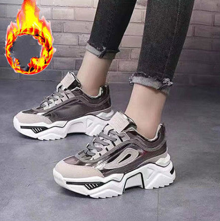 Women Platform Chunky Sneakers - ROUTINE FASHION