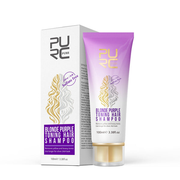 Gray-Yellow Shampoo After Dyeing, Color Protection And Moisturizing Purple Shampoo - ROUTINE FASHION