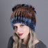 Woven Women's Fur Hats Warm And Thick Warmth Ladies Colorful Knitted Hats - ROUTINE FASHION