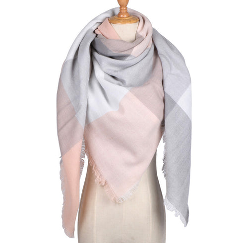 esign Women Triangles Scarf Long Scarves Shawl Autumn Winter - ROUTINE FASHION