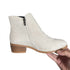 Ankle Boots For Women Low Heels Side Zipper Shoes - ROUTINE FASHION