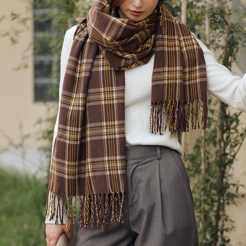 Women's New Line Printed Cashmere Scarves - ROUTINE FASHION