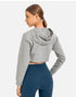 Women's Short Waist Fitness Sports Sweatshirt - ROUTINE FASHION