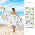 Double Sided Fleece Printed Beach Towel Microfiber Beach Towel - ROUTINE FASHION