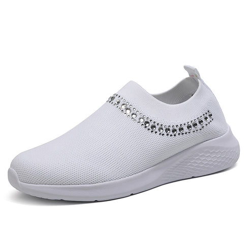 Woman Vulcanize Shoes Sneakes White Casual - ROUTINE FASHION
