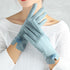 Suede Glove Warm Finger Gloves - ROUTINE FASHION