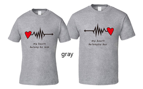 Couple cotton T-shirt - ROUTINE FASHION