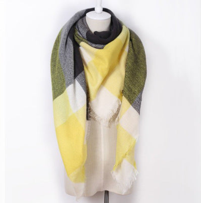 esign Women Triangles Scarf Long Scarves Shawl Autumn Winter - ROUTINE FASHION