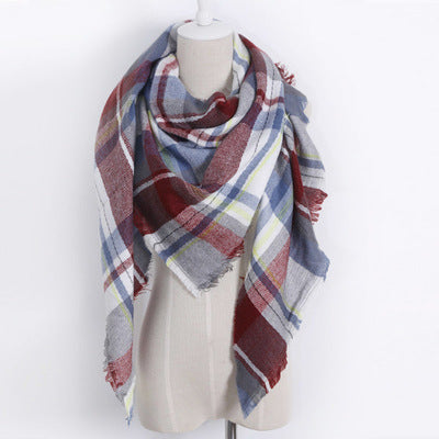 esign Women Triangles Scarf Long Scarves Shawl Autumn Winter - ROUTINE FASHION