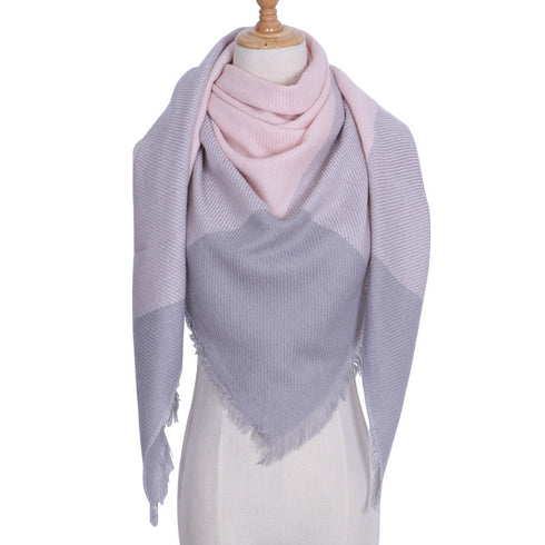 esign Women Triangles Scarf Long Scarves Shawl Autumn Winter - ROUTINE FASHION