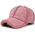 Fashion Hats Women Peaked Cap Solid Color Broken Edge Design Baseball Cap Sport - ROUTINE FASHION