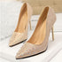 Spring High Heel Women's Wedding Shoes With Crystal Evening Dress Bridal Shoes - ROUTINE FASHION