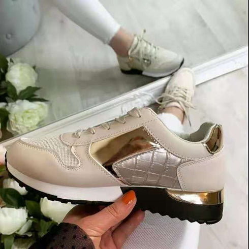 Large Size Flat Sports Shoes Women's Casual Shoes For Outer Wear - ROUTINE FASHION