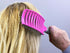 Hair Scalp Massage Brush Anti Static Curved Vented Styling Detangling Brushes Hair Scalp Massage Comb Hairbrush Bristle Nylon Women Wet Curly Detangle Hair Brush For Salon Hairdressing Styling Tools - ROUTINE FASHION
