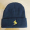 Lightning embroidery beanie - ROUTINE FASHION