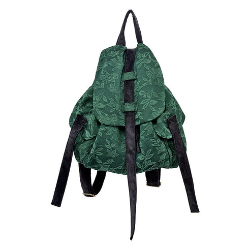 Patchwork backpack retro print backpack - ROUTINE FASHION