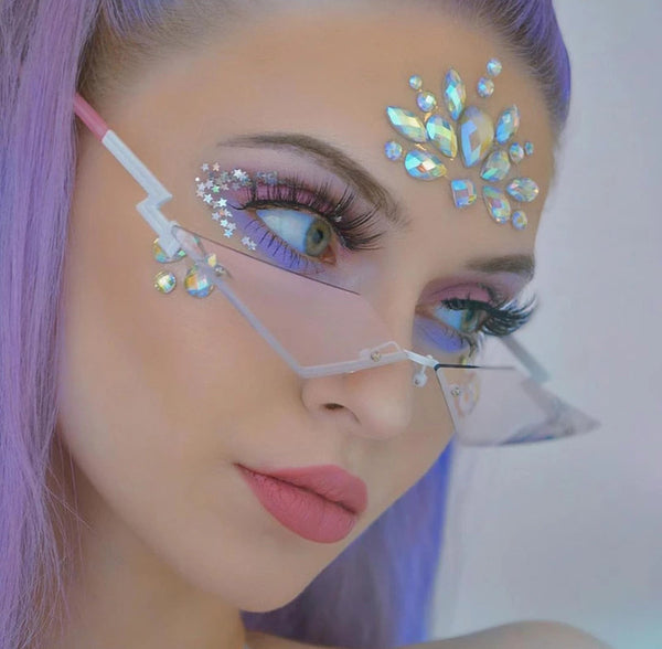 Fashion rimless sunglasses for women - ROUTINE FASHION