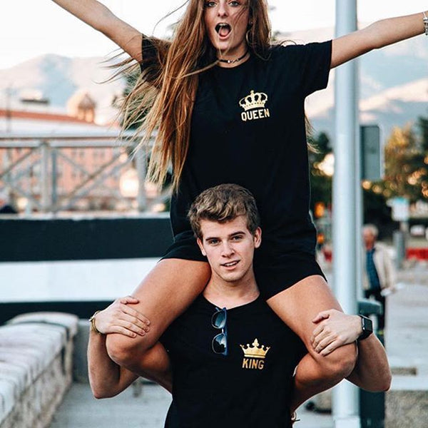 Couple T-shirt Couple Wear - ROUTINE FASHION