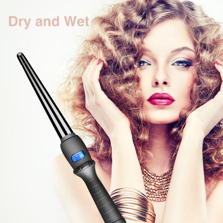 Ceramic Styling Tools professional Hair Curling Iron Hair waver Pear Flower Cone Electric Hair Curler Roller Curling Wand - ROUTINE FASHION