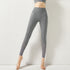 Nude Mesh Stitching Gym Pants For Women - ROUTINE FASHION