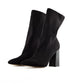 Wool stretch boots women thick heel sock boots ankle boots - ROUTINE FASHION