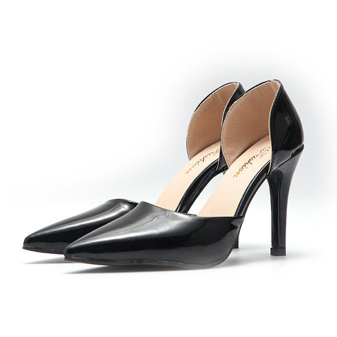 Pu Leather Summer Pumps For Women High Heeled Sandals - ROUTINE FASHION