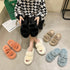Fuzzy Slippers Women House Shoes Fluffy Bedroom Slippers - ROUTINE FASHION