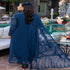 Azure Embroidery Chiffon Pakistani Beautiful Suit