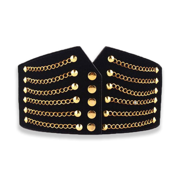 Deepeel 1pc Women Fashion Slim Corset Cummerbunds Elastic Belts - ROUTINE FASHION