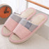 Linen Slippers House Shoes Women Bedroom Slippers - ROUTINE FASHION